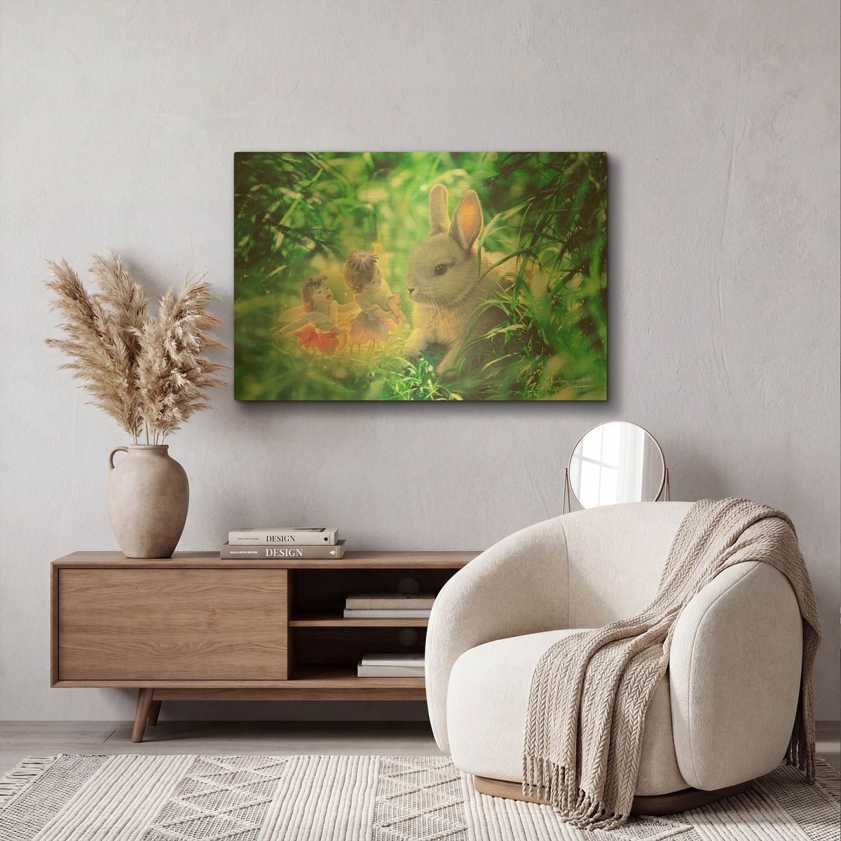 'Lost Baby' By Kirk Reinert Gold Metal Wall Art