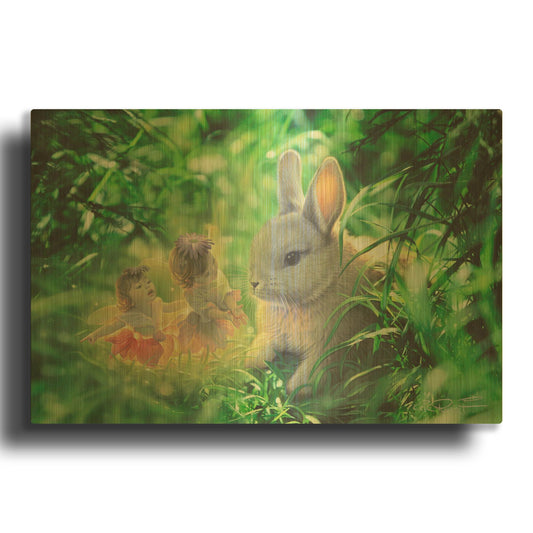 'Lost Baby' By Kirk Reinert Gold Metal Wall Art