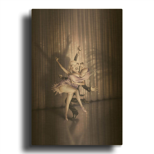 'The Devils Music' By Kirk Reinert Gold Metal Wall Art