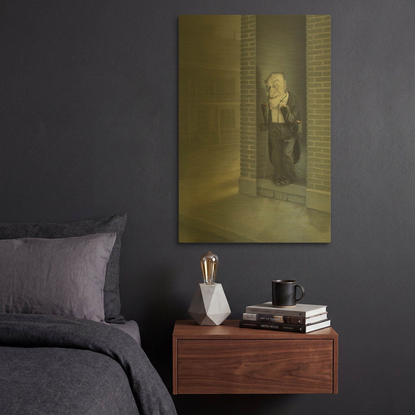 'Bug' By Kirk Reinert Gold Metal Wall Art