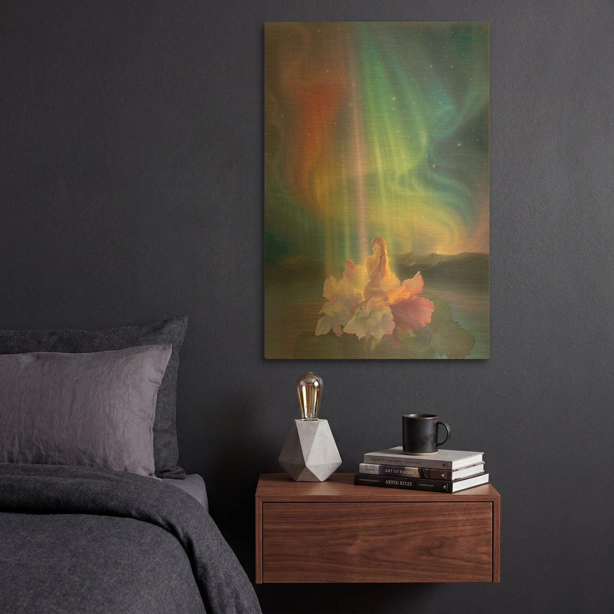 'Child Of Light L' By Kirk Reinert Gold Metal Wall Art