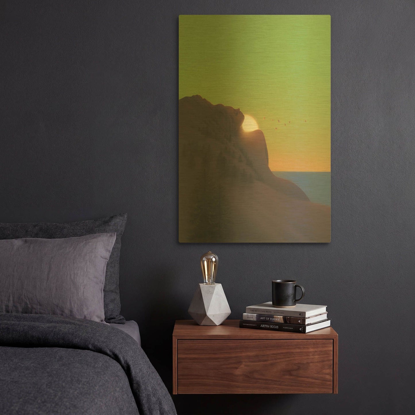 'Island Goddess' By Kirk Reinert Gold Metal Wall Art