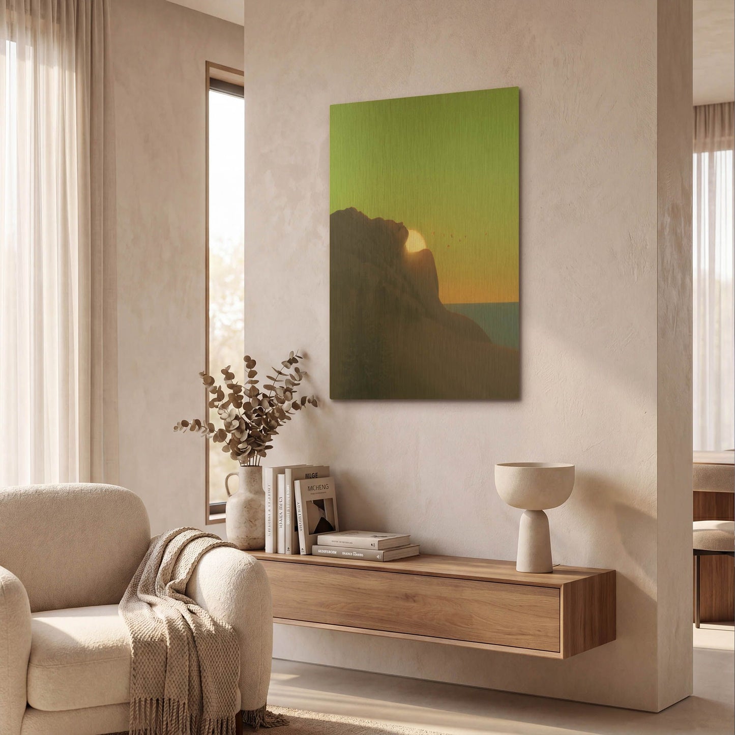 'Island Goddess' By Kirk Reinert Gold Metal Wall Art