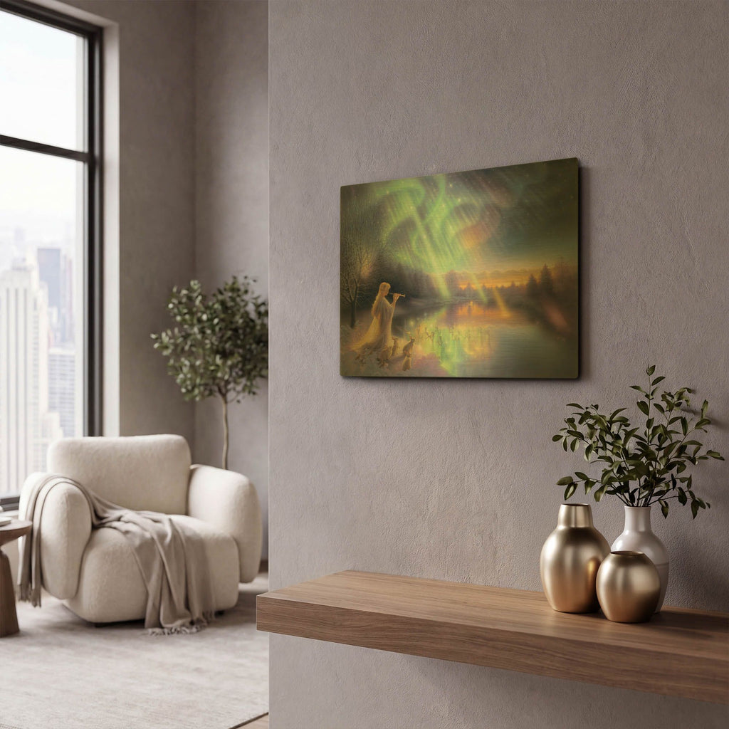 'Twilight Fantasia' By Kirk Reinert Gold Metal Wall Art