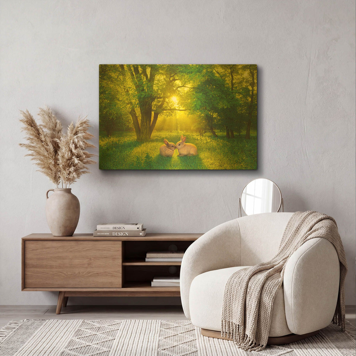 'Summer Love' By Kirk Reinert Gold Metal Wall Art