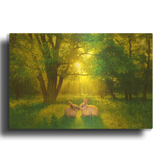 'Summer Love' By Kirk Reinert Gold Metal Wall Art