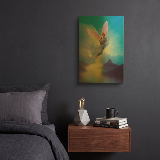 'Aquarius' By Kirk Reinert Gold Metal Wall Art