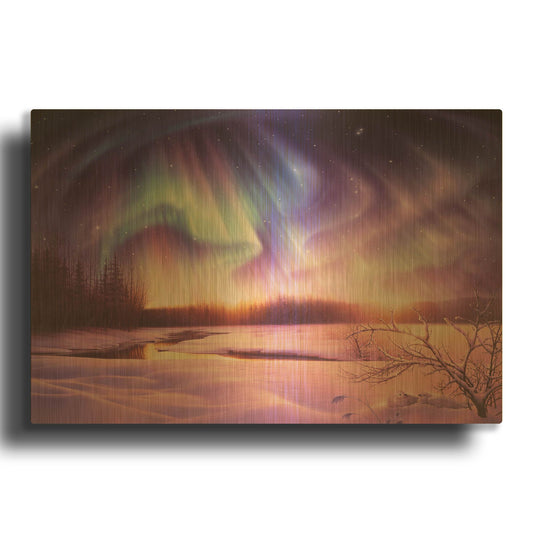 'Beyond Splendor' By Kirk Reinert Gold Metal Wall Art
