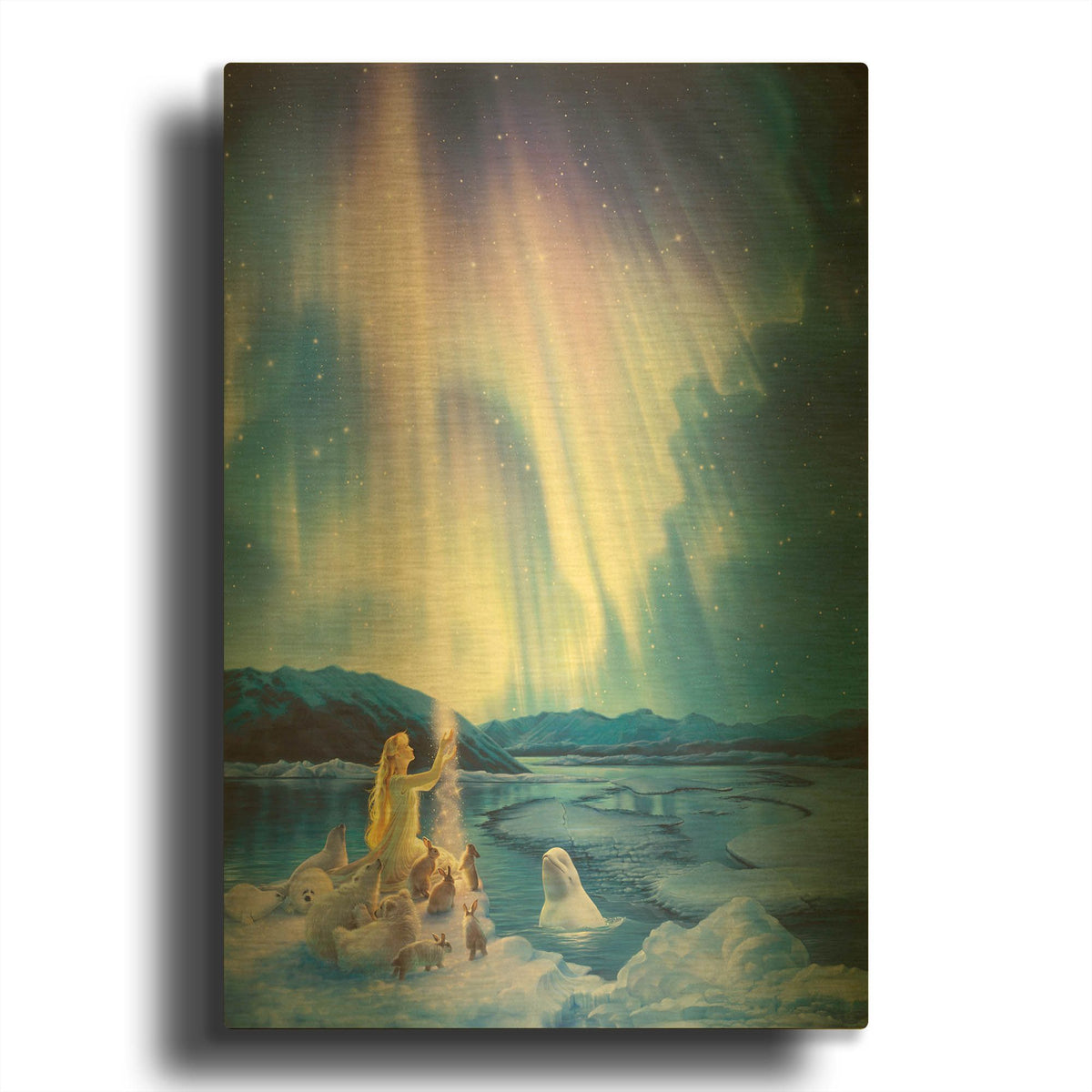 'Celebration' By Kirk Reinert Gold Metal Wall Art