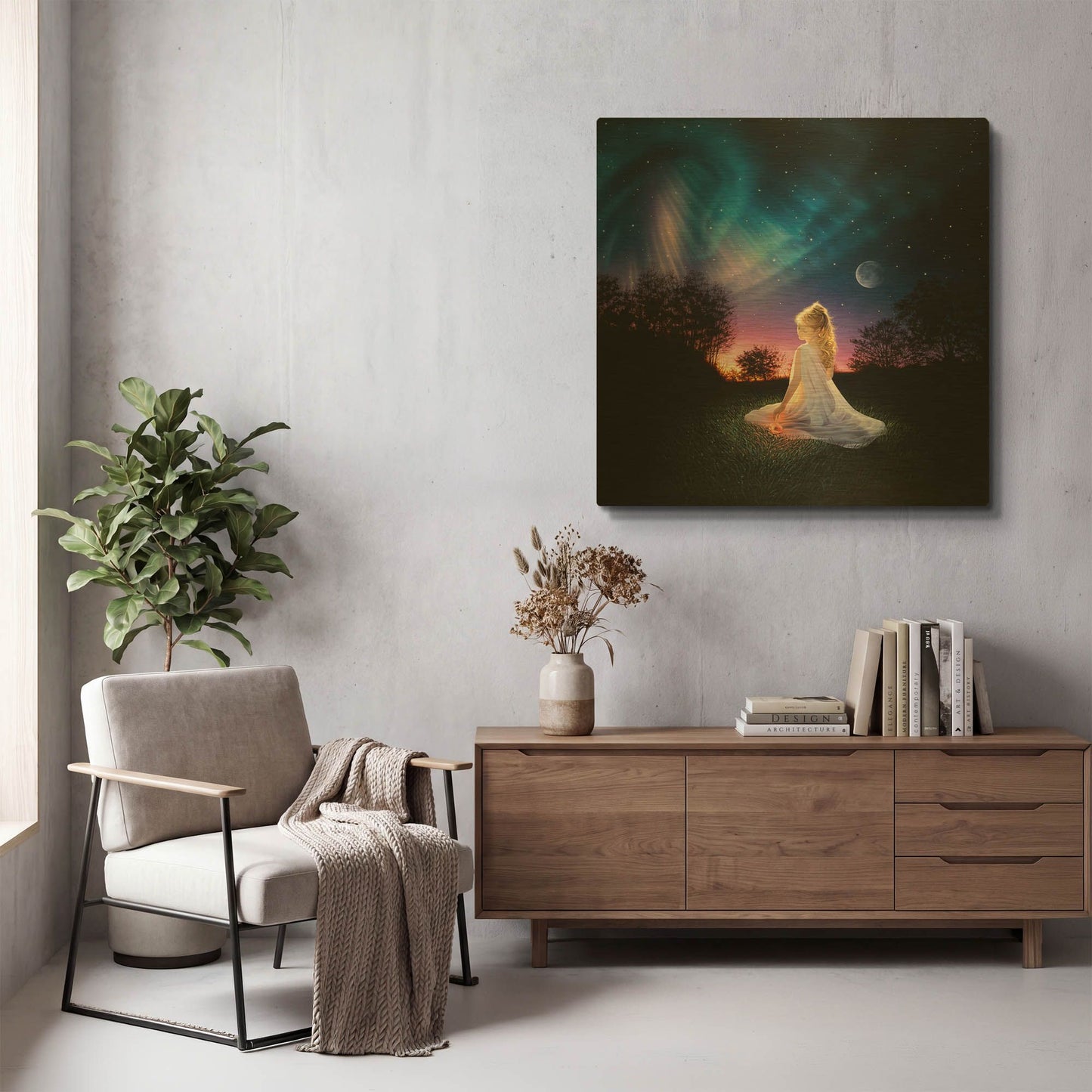 'Evening Wonder' By Kirk Reinert Gold Metal Wall Art