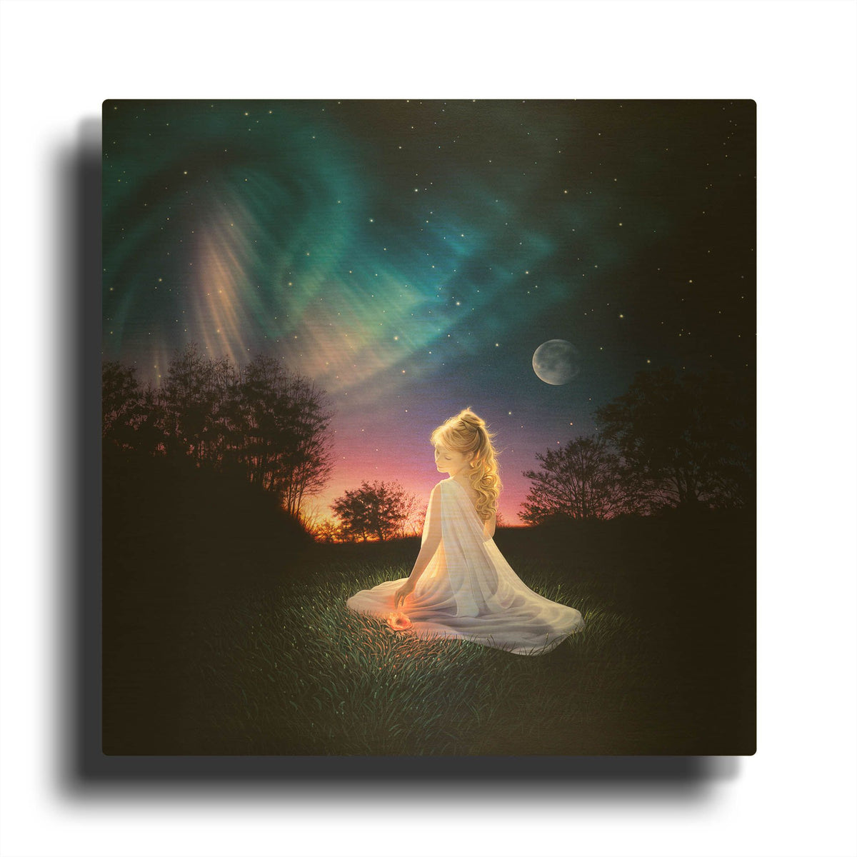 'Evening Wonder' By Kirk Reinert Gold Metal Wall Art
