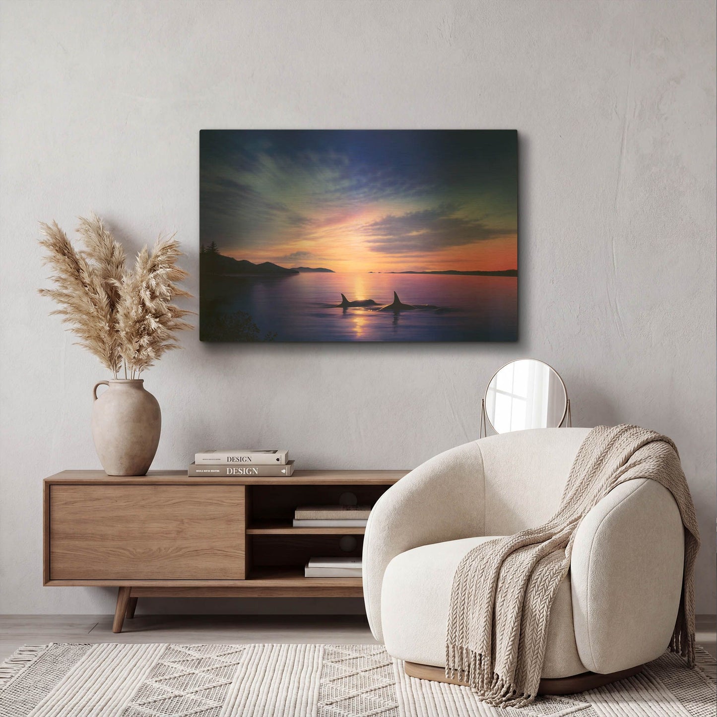'Homecoming' By Kirk Reinert Gold Metal Wall Art