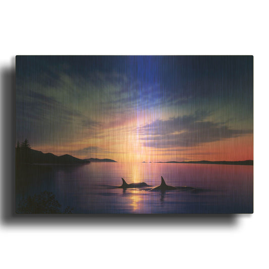 'Homecoming' By Kirk Reinert Gold Metal Wall Art