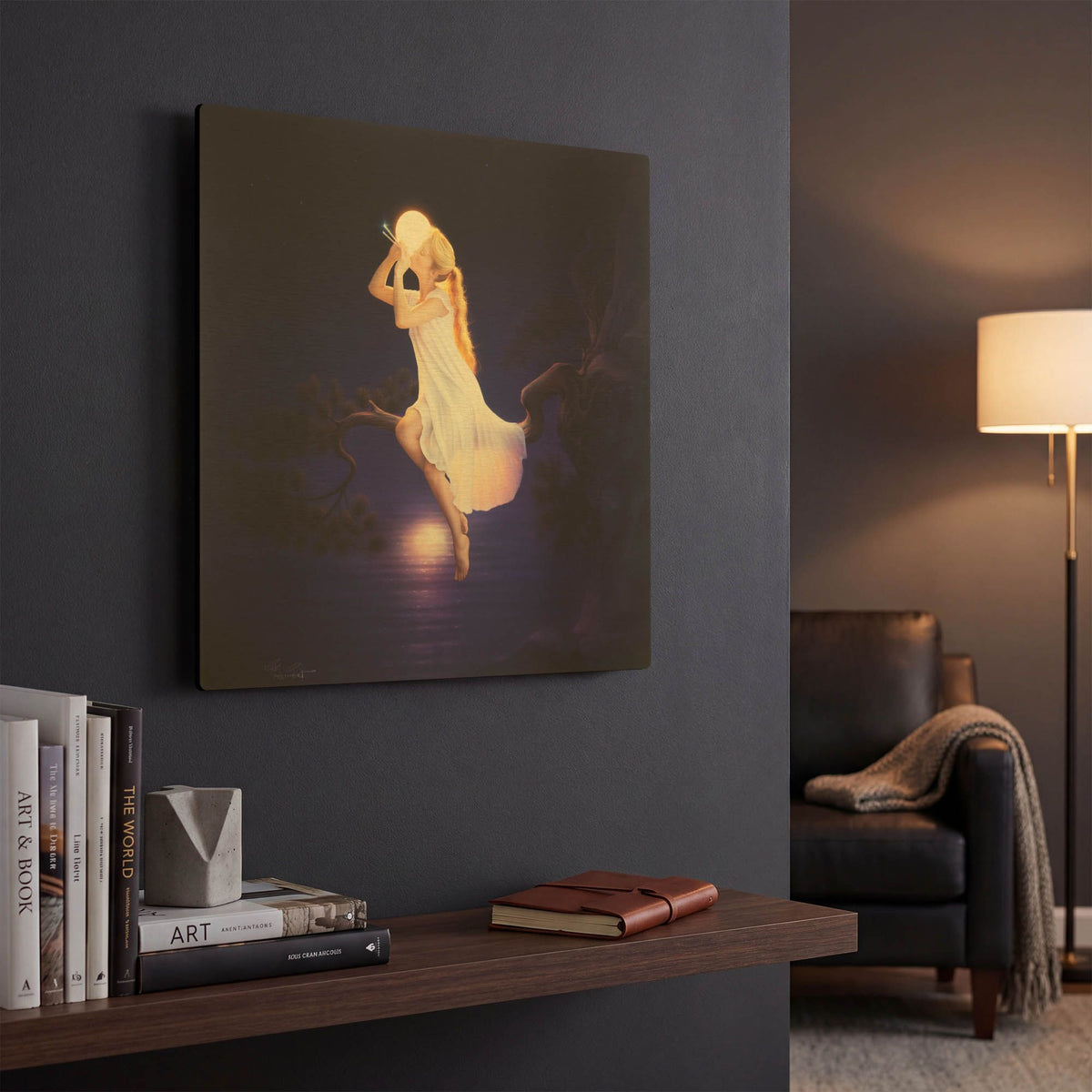 'La Lumiere' By Kirk Reinert Gold Metal Wall Art