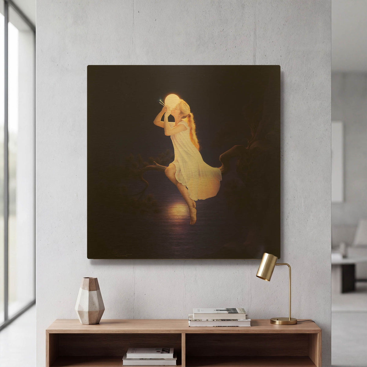 'La Lumiere' By Kirk Reinert Gold Metal Wall Art