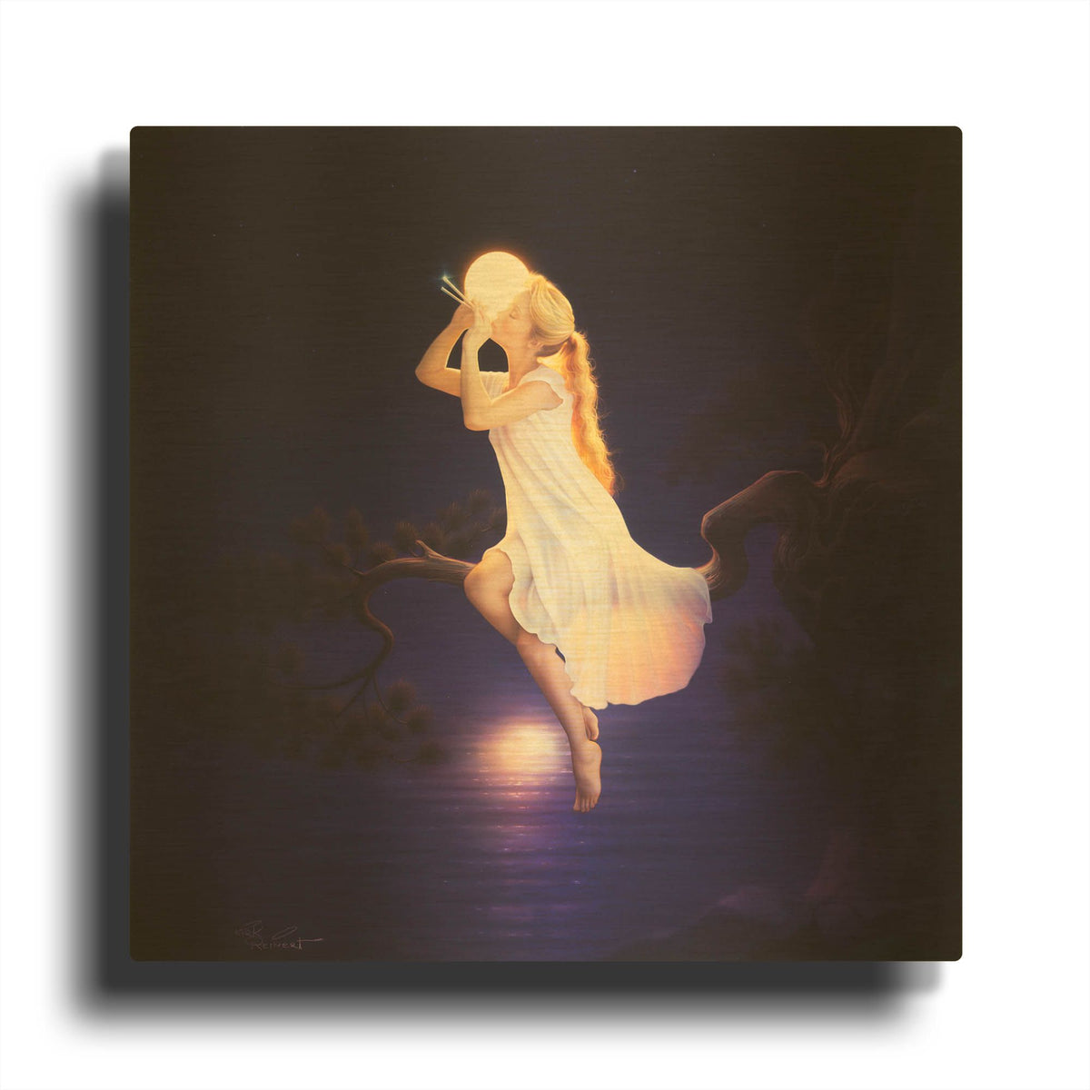 'La Lumiere' By Kirk Reinert Gold Metal Wall Art