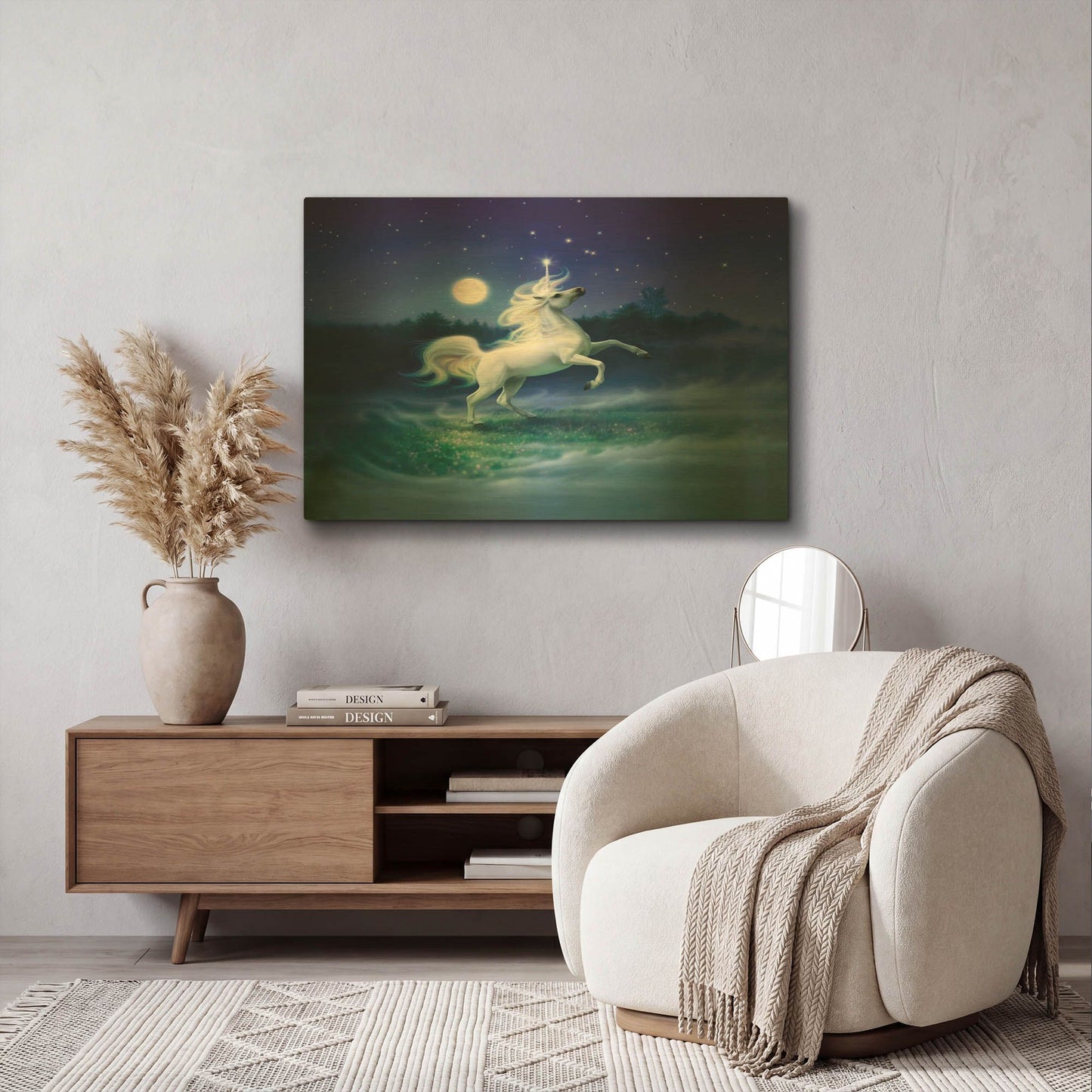 'Enchanted Evening 2' By Kirk Reinert Gold Metal Wall Art