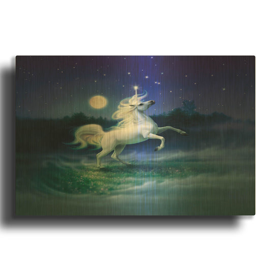 'Enchanted Evening 2' By Kirk Reinert Gold Metal Wall Art