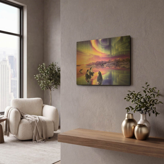'Morning Song' By Kirk Reinert Gold Metal Wall Art