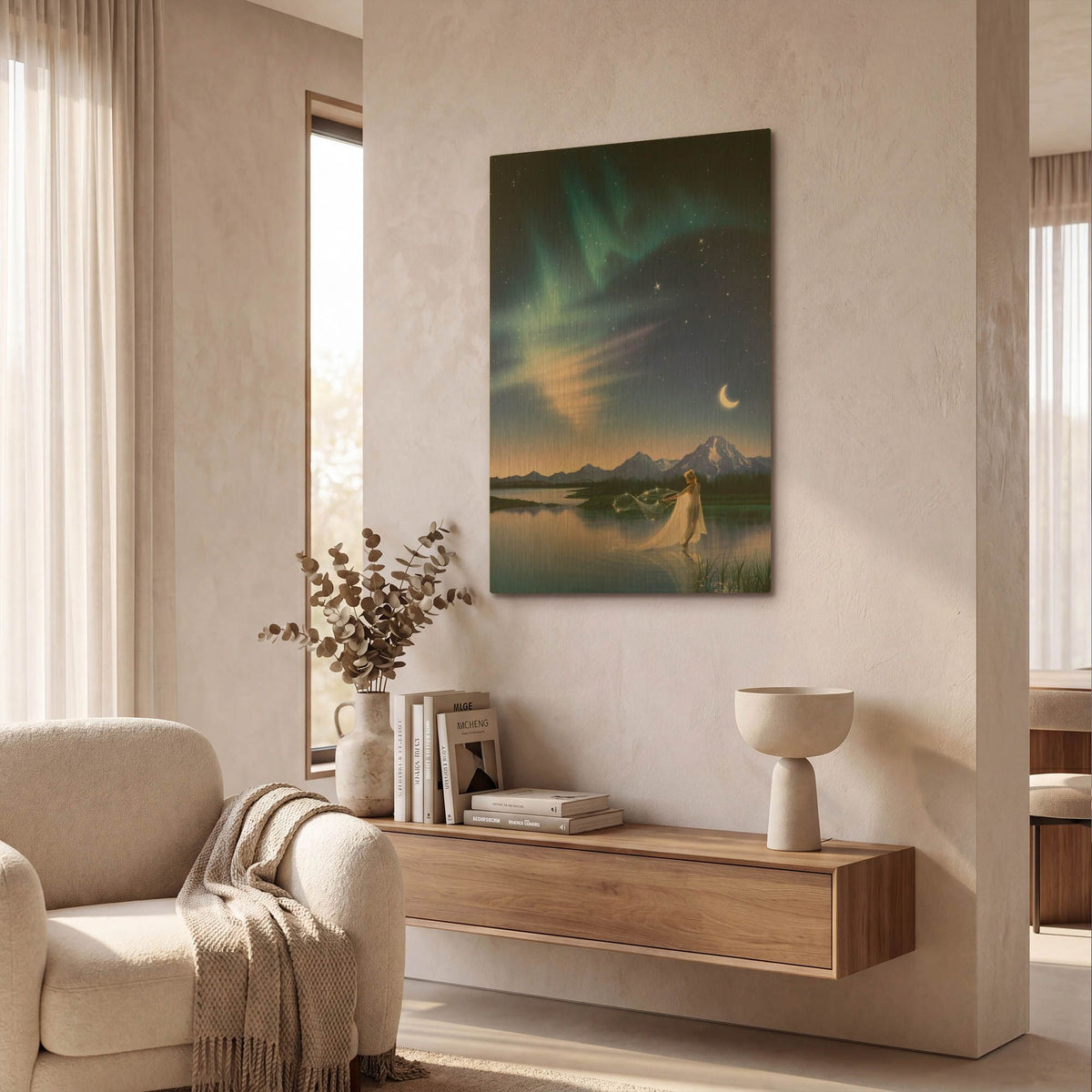 'Sea Of Dreams' By Kirk Reinert Gold Metal Wall Art