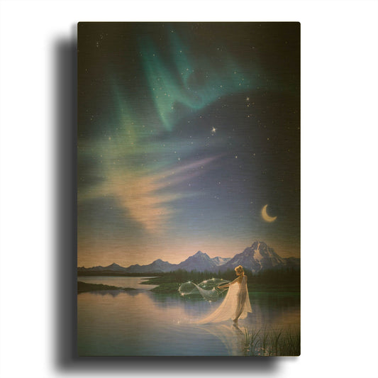 'Sea Of Dreams' By Kirk Reinert Gold Metal Wall Art
