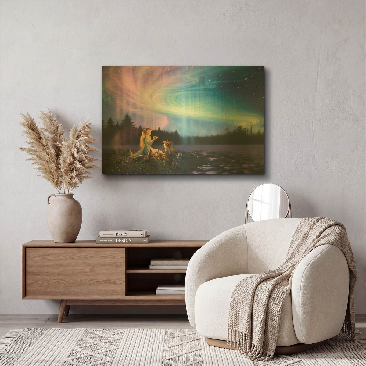 'Spring Feeling' By Kirk Reinert Gold Metal Wall Art