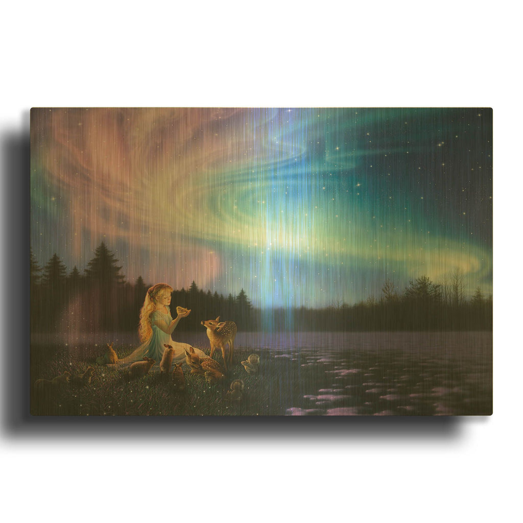 'Spring Feeling' By Kirk Reinert Gold Metal Wall Art