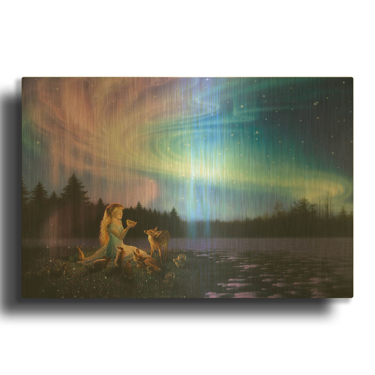 'Spring Feeling' By Kirk Reinert Gold Metal Wall Art