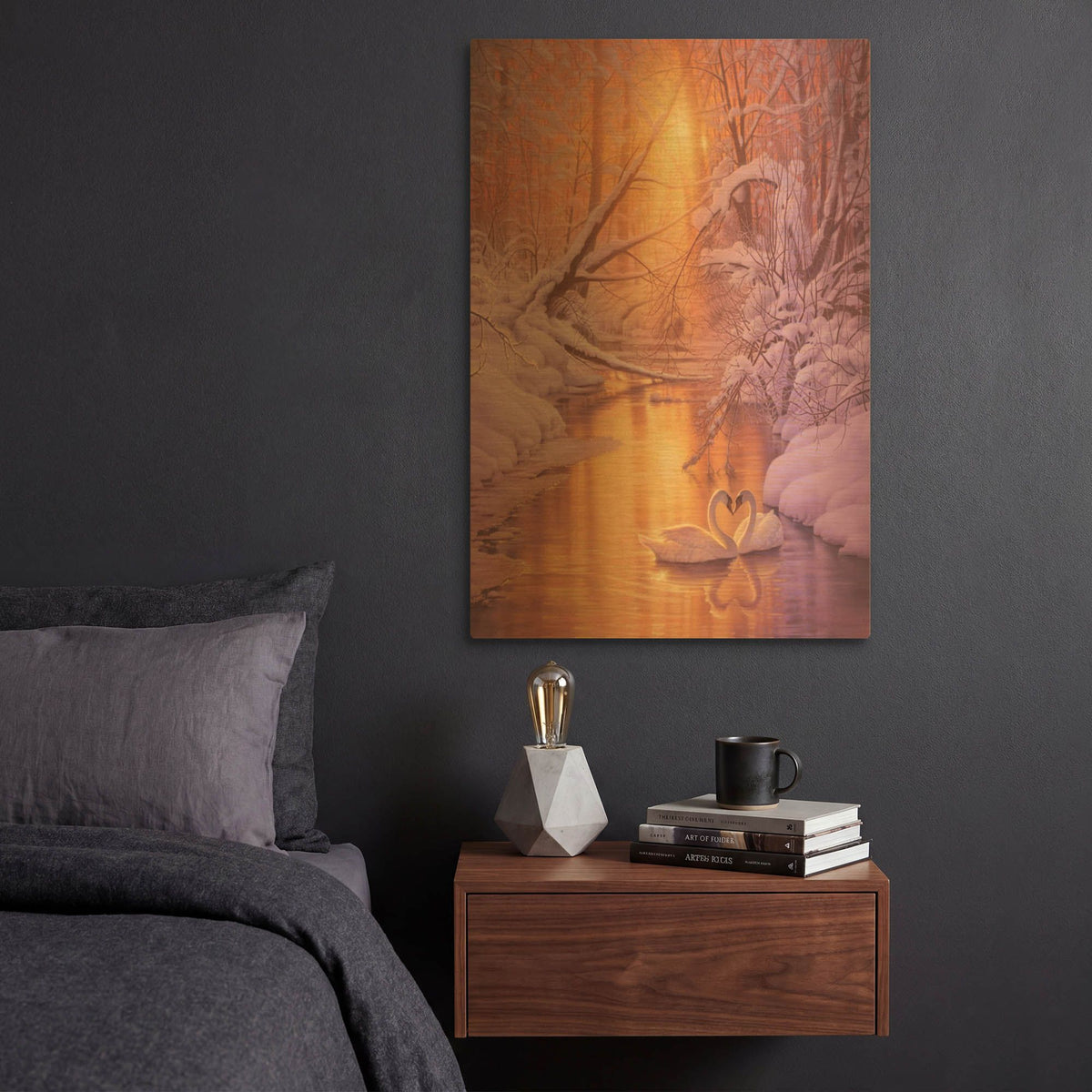 'Sweet Remembrance' By Kirk Reinert Gold Metal Wall Art