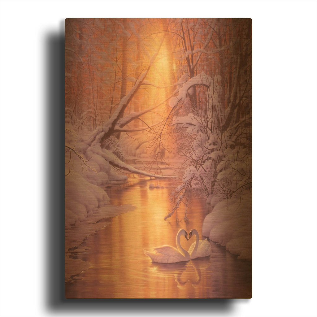 'Sweet Remembrance' By Kirk Reinert Gold Metal Wall Art