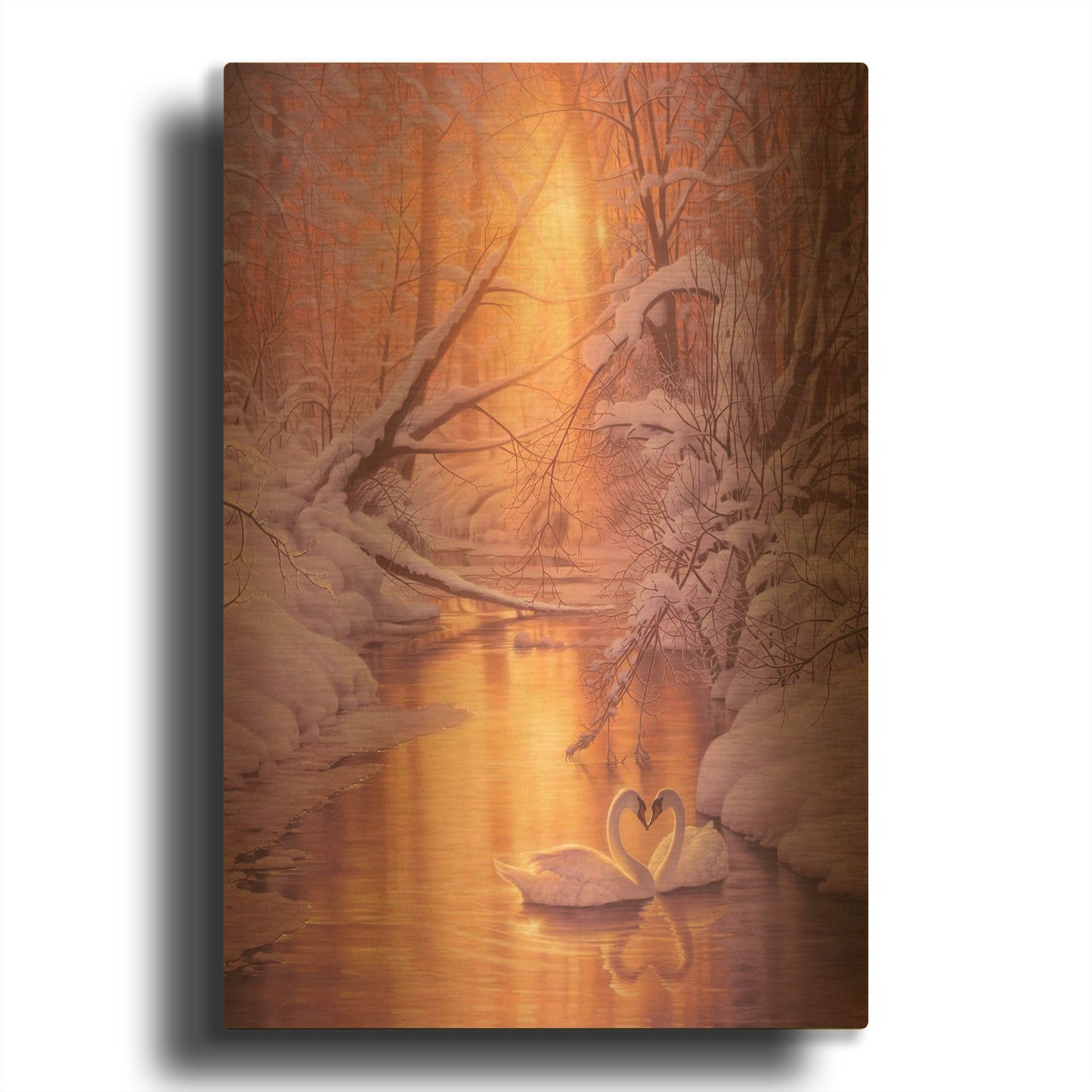 'Sweet Remembrance' By Kirk Reinert Gold Metal Wall Art