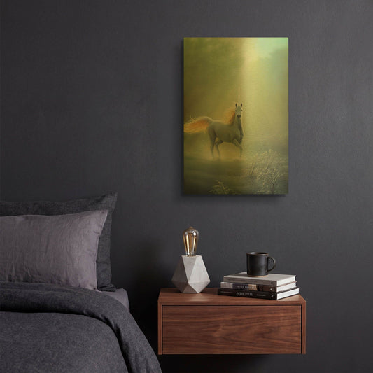 'Touched By The Aurora' By Kirk Reinert Gold Metal Wall Art