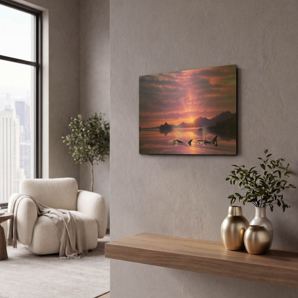 'Tranquility Bay' By Kirk Reinert Gold Metal Wall Art