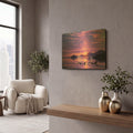 'Tranquility Bay' By Kirk Reinert Gold Metal Wall Art