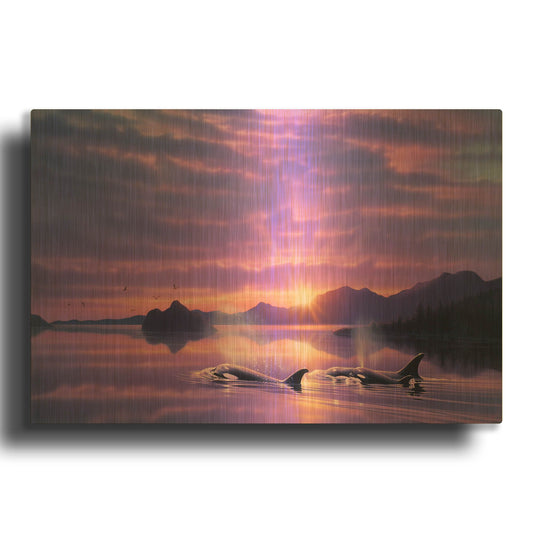 'Tranquility Bay' By Kirk Reinert Gold Metal Wall Art