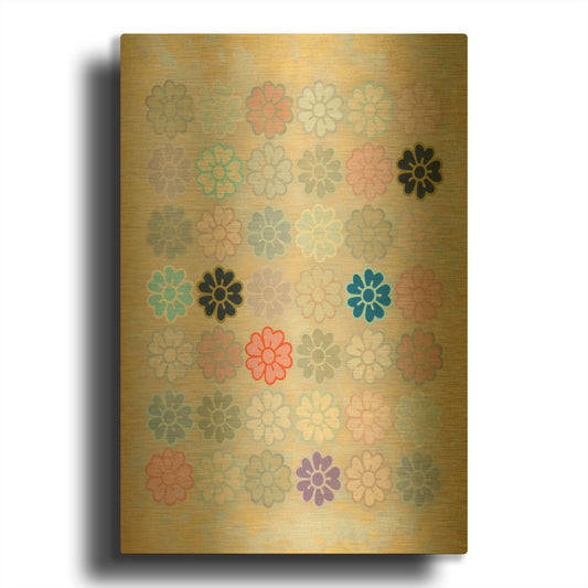 'Cherry Tree' By Zigen Tanabe Gold Metal Wall Art