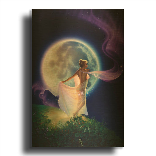'Weaver Of Dreams' By Kirk Reinert Gold Metal Wall Art