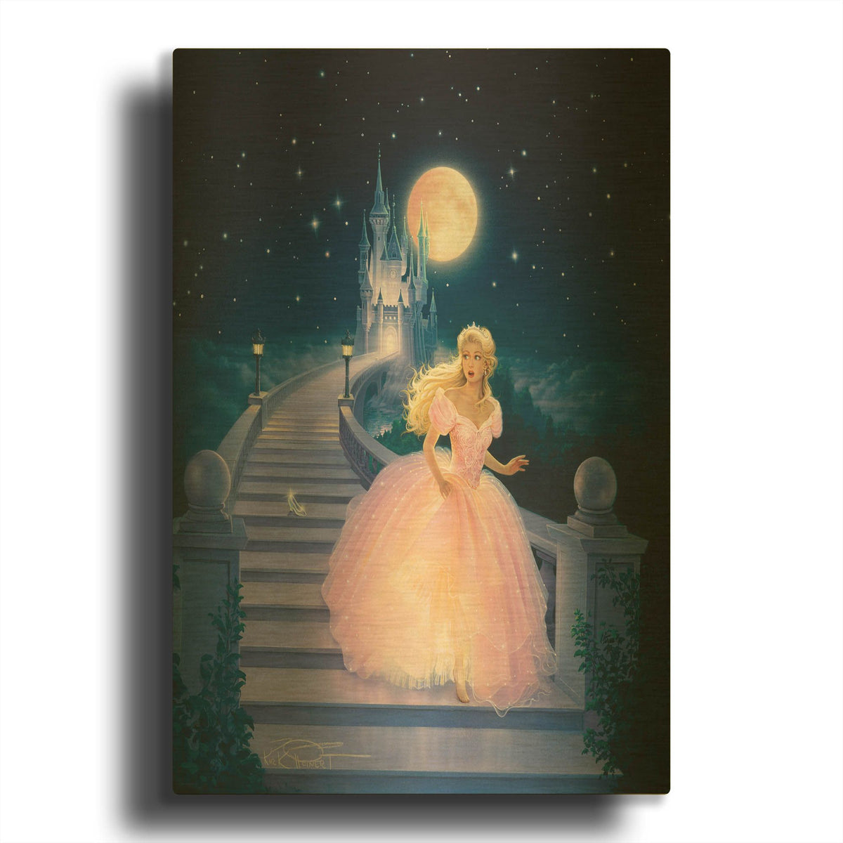 'Cinderella' By Kirk Reinert Gold Metal Wall Art