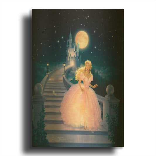 'Cinderella' By Kirk Reinert Gold Metal Wall Art