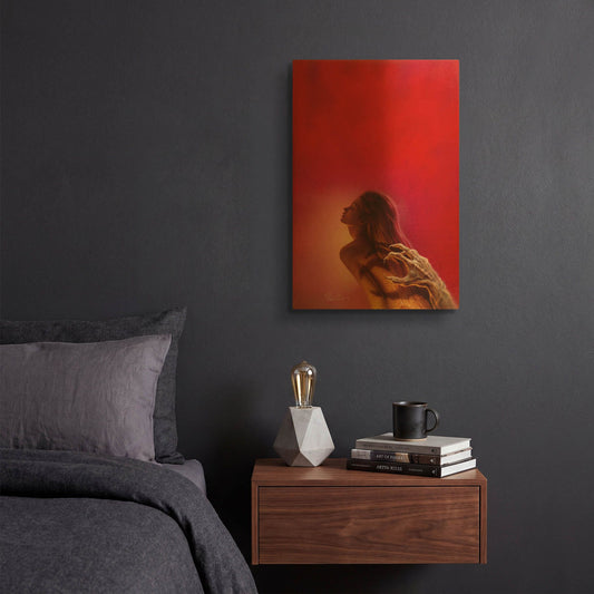 'Soul Taker' By Kirk Reinert Gold Metal Wall Art