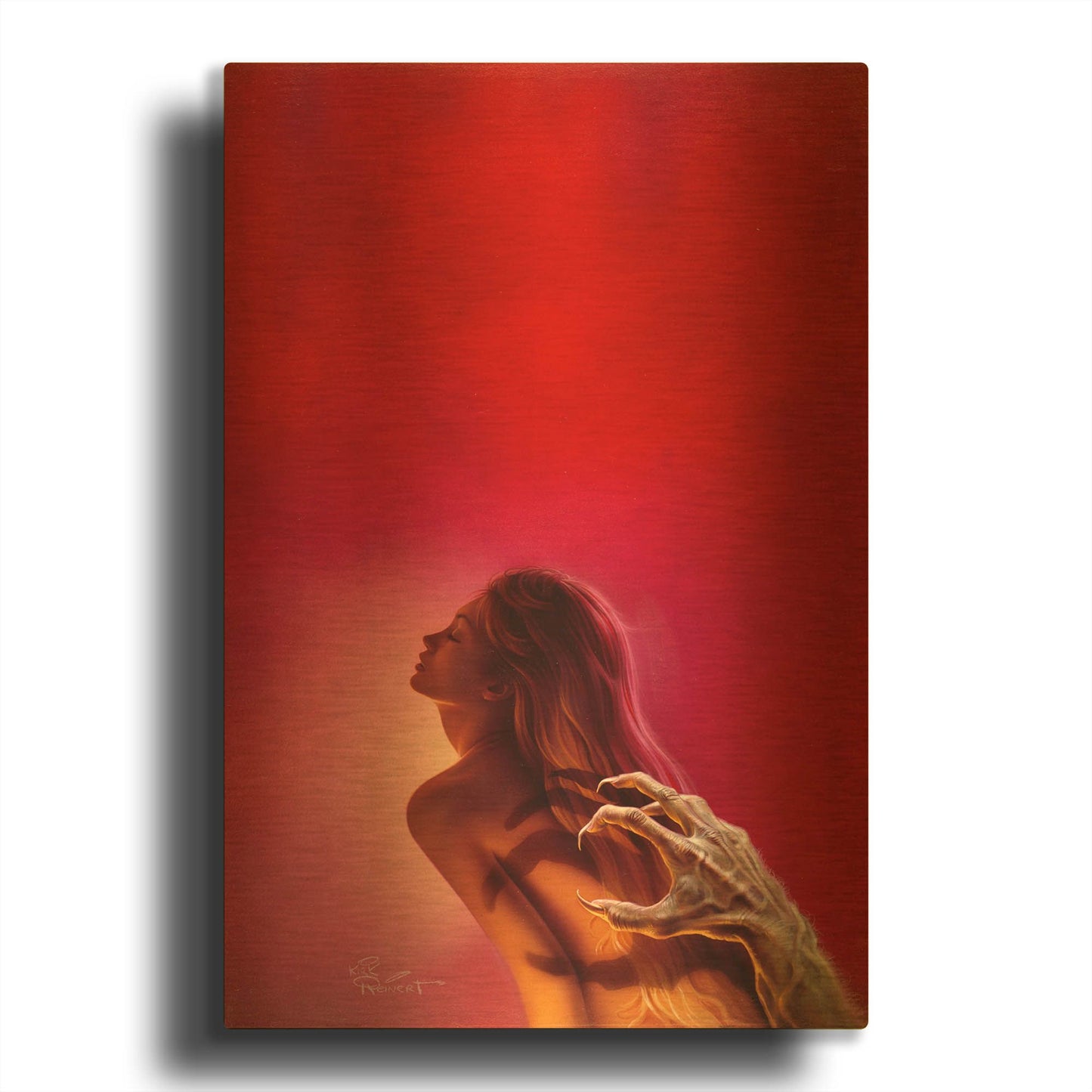 'Soul Taker' By Kirk Reinert Gold Metal Wall Art
