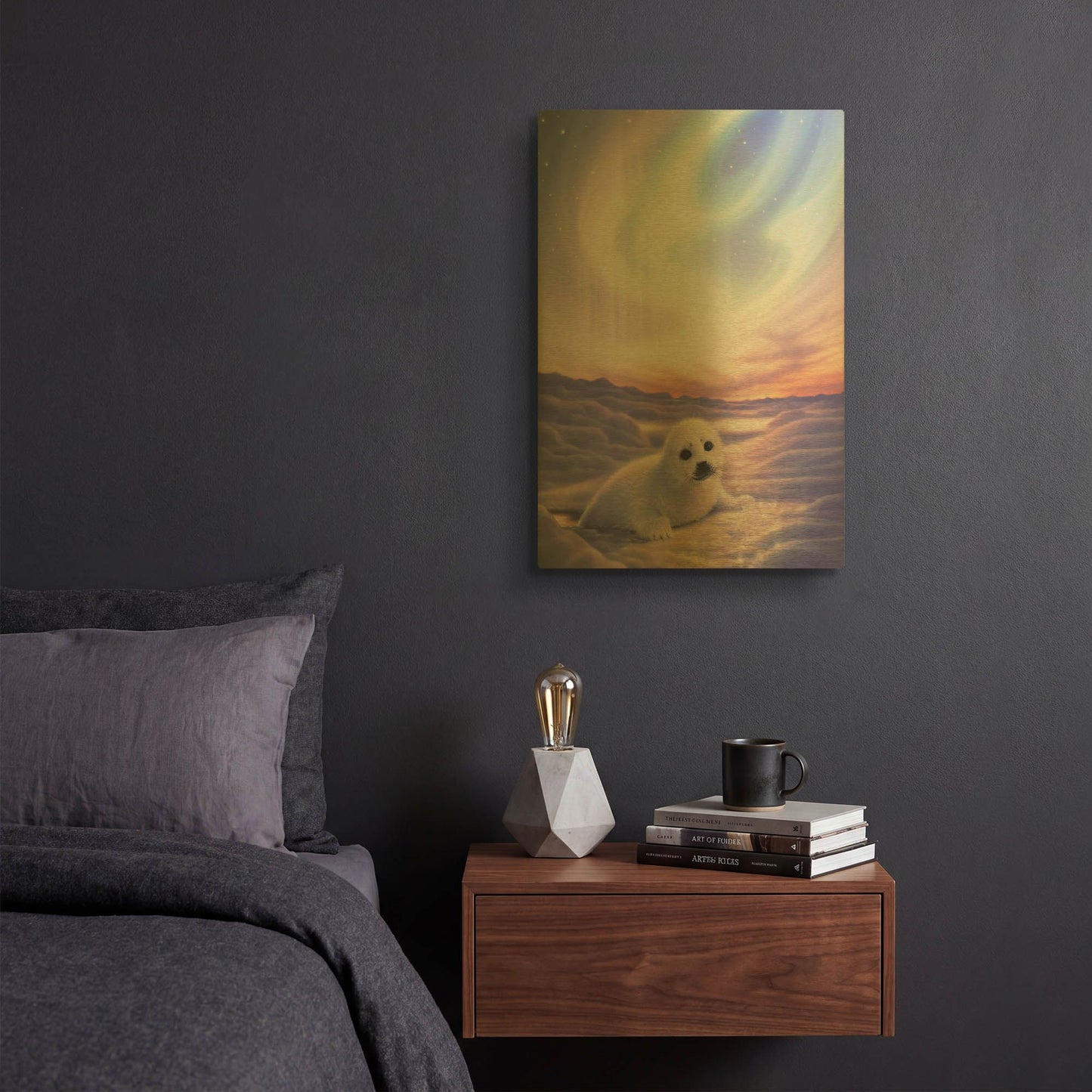 'Baby' By Kirk Reinert Gold Metal Wall Art