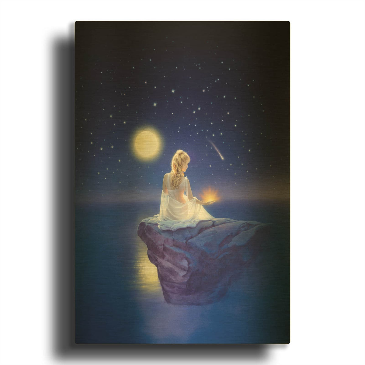 'Gift Of Healing' By Kirk Reinert Gold Metal Wall Art