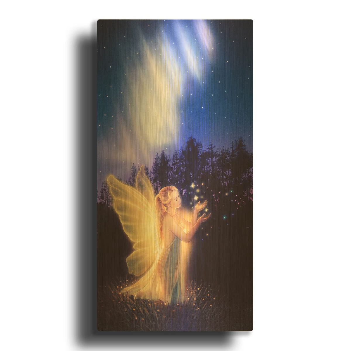 'Keeper Of Lost Hearts' By Kirk Reinert Gold Metal Wall Art