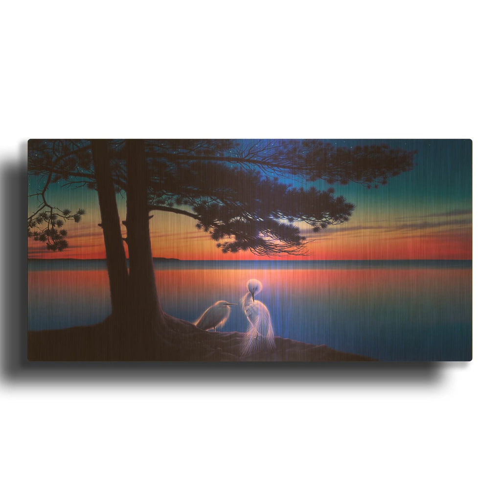 'Serenity' By Kirk Reinert Gold Metal Wall Art