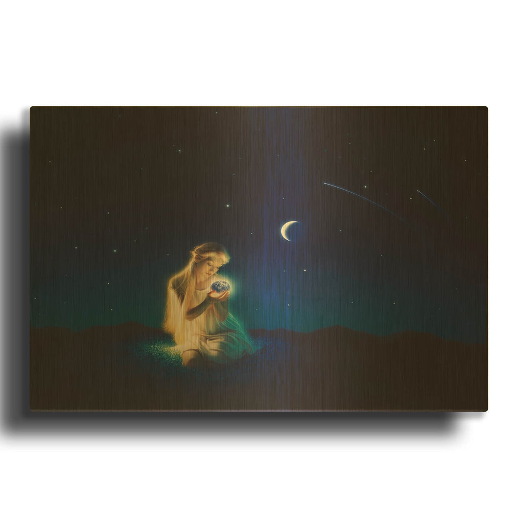 'Small Miracle' By Kirk Reinert Gold Metal Wall Art