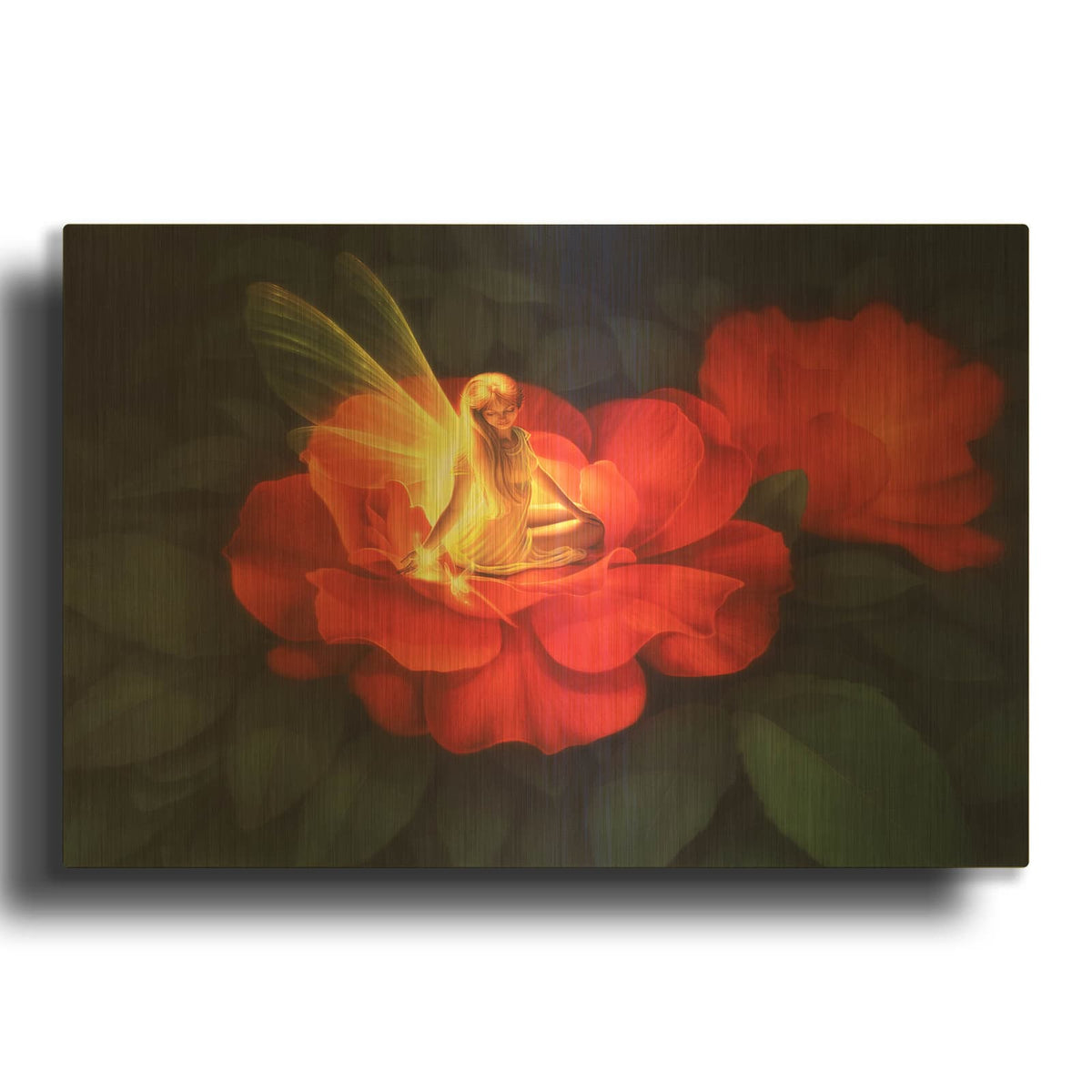 'Night Light-C' By Kirk Reinert Gold Metal Wall Art