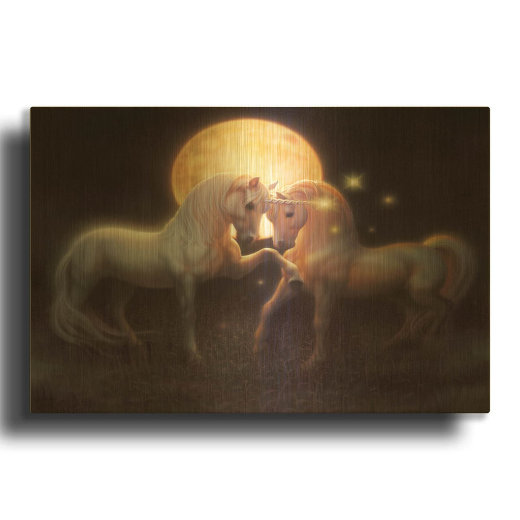 'Moondance' By Kirk Reinert Gold Metal Wall Art