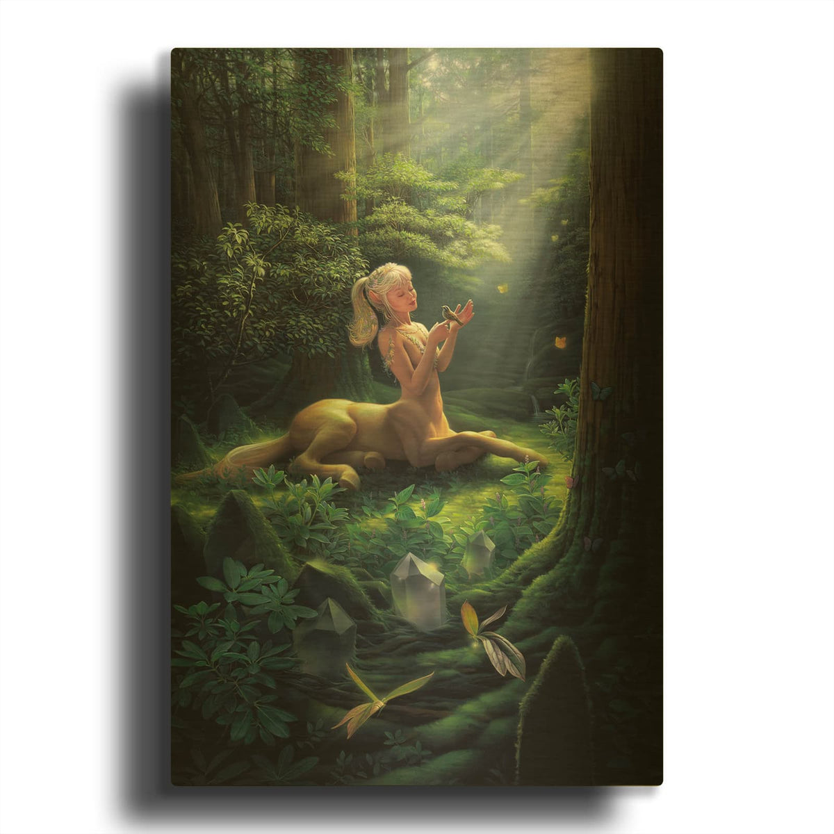 'Forest Princess' By Kirk Reinert Gold Metal Wall Art