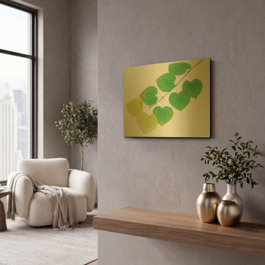 'Katura' By Zigen Tanabe Gold Metal Wall Art